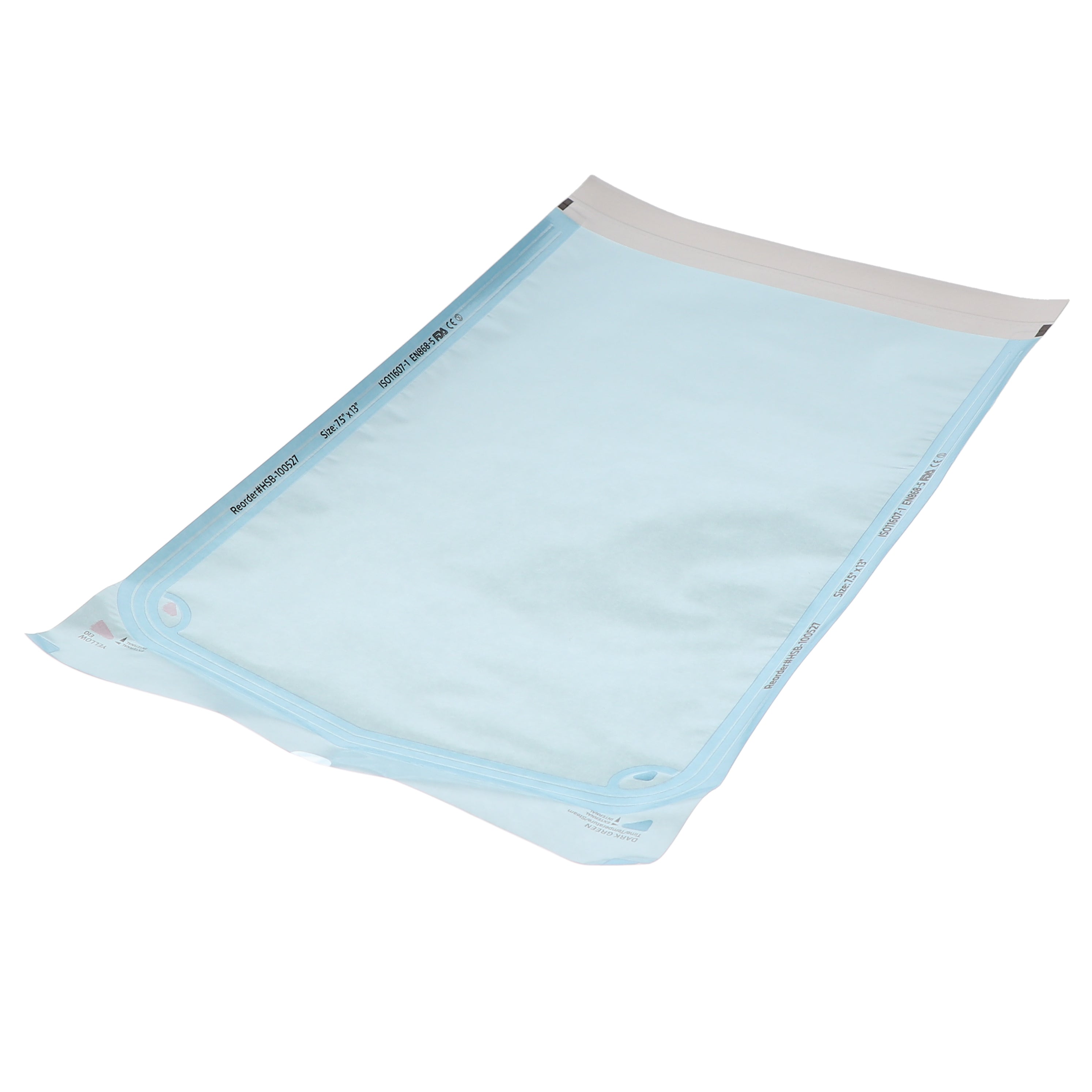 House Brand Dentistry 100538 HSB Self-Sealing Sterilization Pouches 7.5 House Brand Dentistry 100538 HSB Self-Sealing Sterilization Pouches 7.5